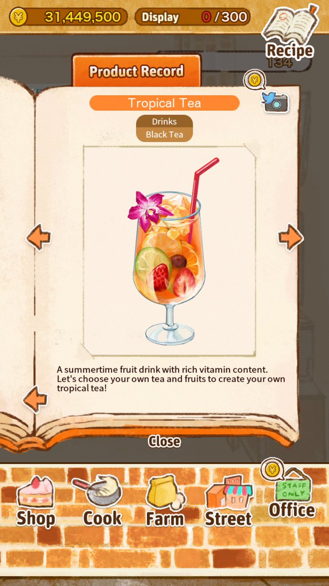 trangbach99's tweet photo. A summertime fruit drink with rich vitamin content.
Let's choose your own tea and fruits to create your own tropical tea!
https://t.co/Ok4O89ePEe
#CandyMaker2 #洋菓子店ローズ #お菓子作り2 #Cybergate https://t.co/kGJWZNK0YZ