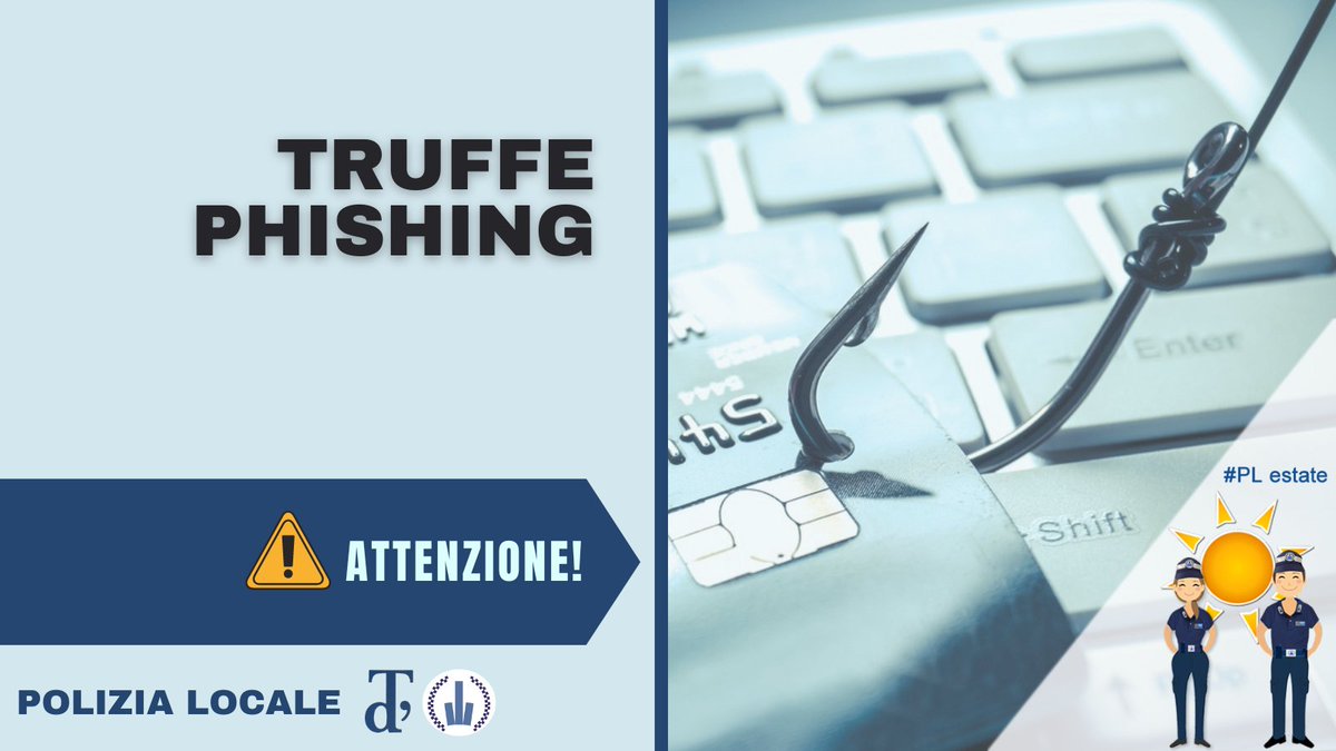 PMTerredargine's tweet photo. ⚠️Truffe Phishing
• evitiamo di finalizzare l’acquisto nell'immediatezza di un annuncio pubblicitario
• ignorare messaggi email non richiesti
• usare metodi di pagamento tracciabili e rimborsabili
https://t.co/CwtD8VO9V8
https://t.co/XpDOw2iACx
#PLestate #Truffe #cdvcommunity https://t.co/5KvYcmIkrr