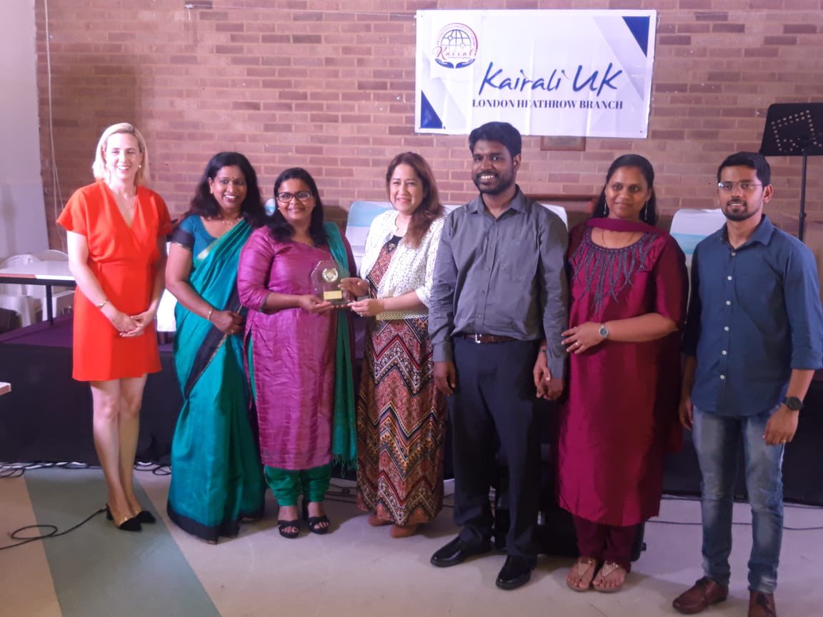 karhod21's tweet photo. Congratulations to #TeamHaem @SinjuThomas3 who received a well earned nurse exemplar award from her local kairali community for being an expert lead in apheresis &amp; important nurse role model 👏 #proud @Imperialpeople @SigsworthJanice @bejoysebastian @SarkariFrances https://t.co/VBPCu2Zo6t