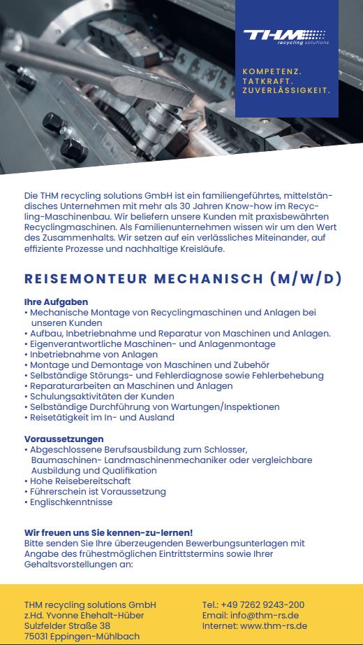 Suchst Du eine neue Herausforderung? Dann melde Dich bei uns. Wir freuen uns auf Dich!