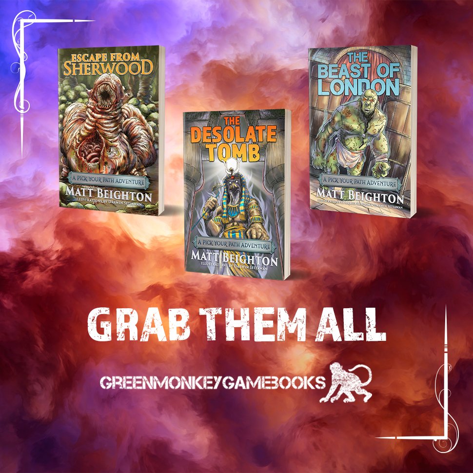 Looking for an interactive summer read for your kids or yourself? Love Gamebooks like #fightingfantasy or #chooseyourownadventure? My new Pick Your Path adventures are perfect! mybook.to/pickseries_p #gamebook #teenreads #interactiveadventures