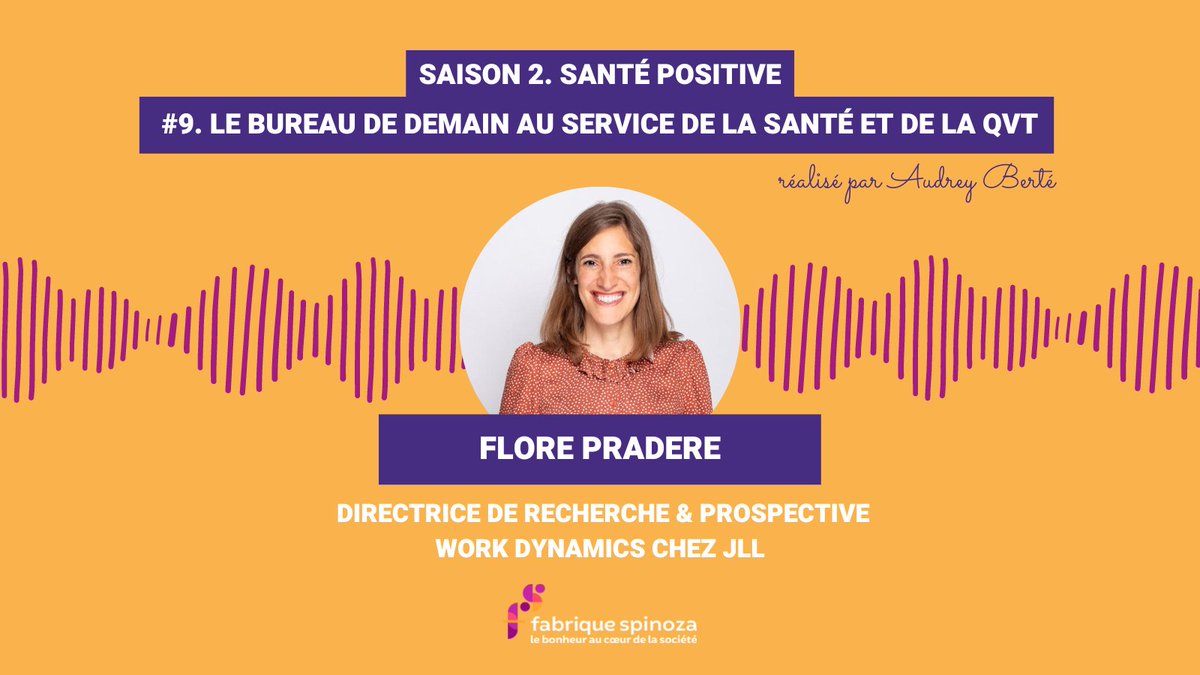 RT <a href="/FabriqueSpinoza/">Fabrique Spinoza</a>: #podcast Pour parler de l'adaptation des espaces de travail et comment ceux ci peuvent être un levier de #santé, notre invitée du jour : Flore Pradere
🎧 Épisode à découvrir ici : bit.ly/3IvzQjr
#santépositive #espacedetravail