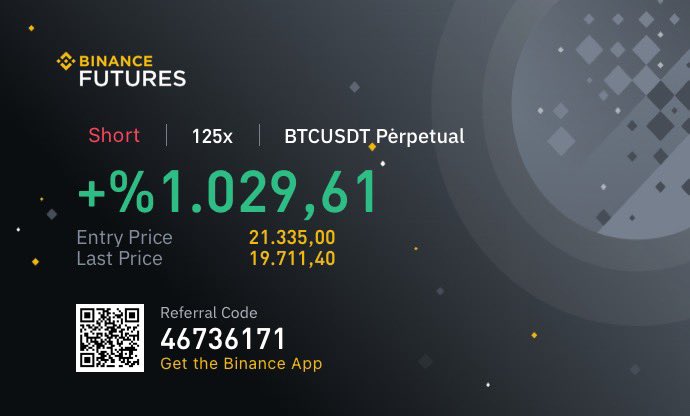 Evet challenge bitti 100.000$ ı 1.000.000$ yaptım. Bu noktaya gelmemde yardımı bulunan steveda bitcoin ve kripto levent abime teşekkürlerimi iletiyorum. 
Şimdi kazandığımızı dağıtma zamanı bu tiwiti favlayan 10 kişiye 10.000$ veriyorum 🤭