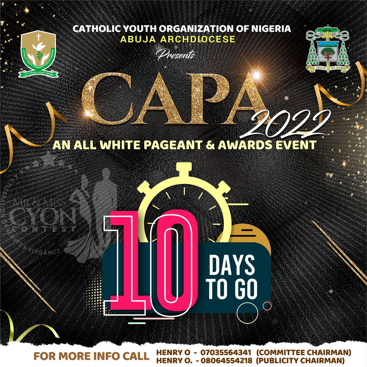 CyonAbuja's tweet photo. CAPA 2022 10 Days To Go! https://t.co/yVnYqc9ssj
