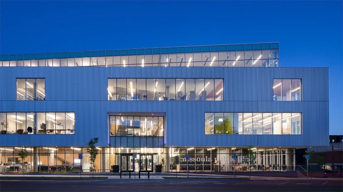 SystematicLL's tweet photo. Missoula Public Library in the United States is one of four nominated libraries to win IFLA - International Federation of Library Associations and Institutions &amp; Systematic A/S's #PublicLibraryoftheYear2022
See all nominees here https://t.co/D8aBgJHdj8 https://t.co/Ysj8OKK9mS