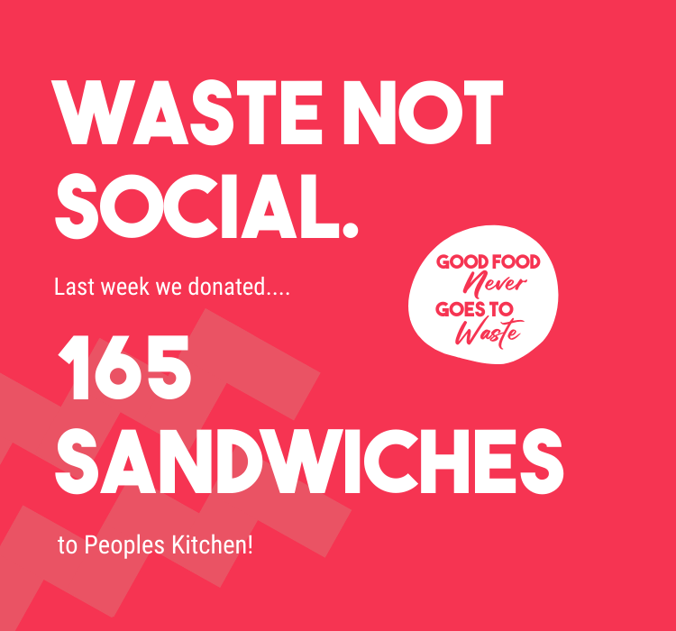 Last week we donated 165 sandwiches to our local Geordie heroes <a href="/PeoplesKitchen/">PK Newcastle</a> !

#supportlocal #wastenotsocial #goodfood