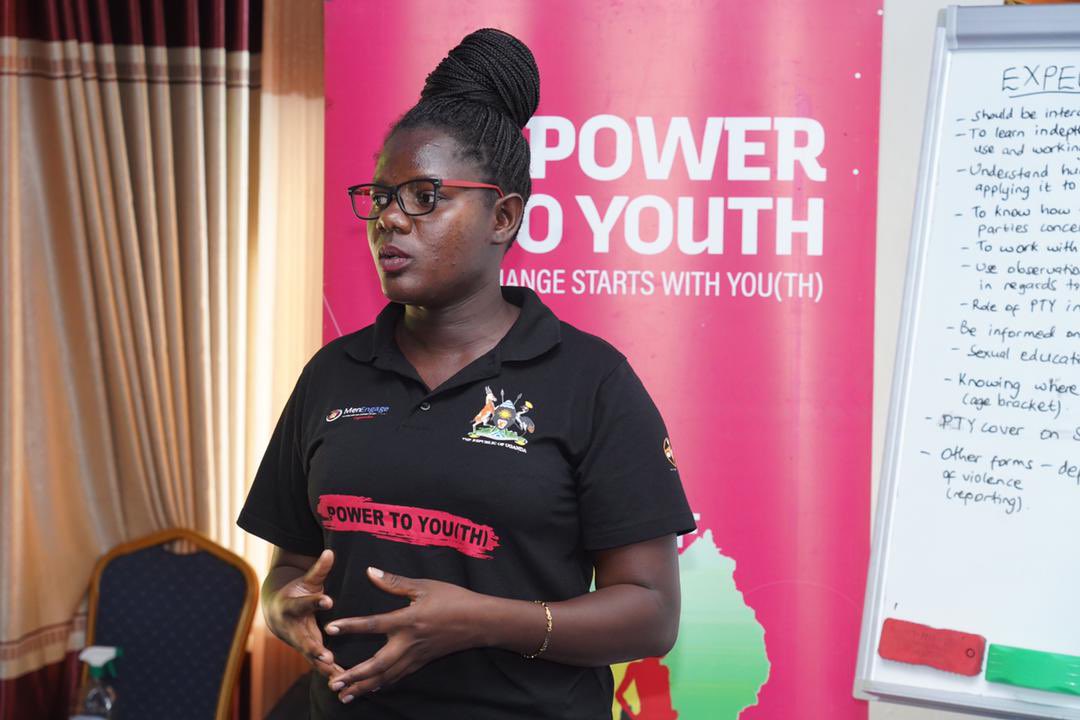 powertoyouthug's tweet photo. During the media personnel capacity building training, @joselin36k the program coordinator @eassigender spoke on the @powertoyouthug program.
“This training aims to have societal actors support and promote youth rights & progressive social norms."
#TransformativeJournalism https://t.co/zXtt5HCX6h