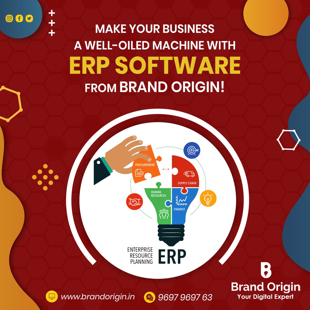 brandorigin_co's tweet photo. Plan your resources with our technology..
#brandorigin
#erp
#erpsolutions https://t.co/ktBR182XOP