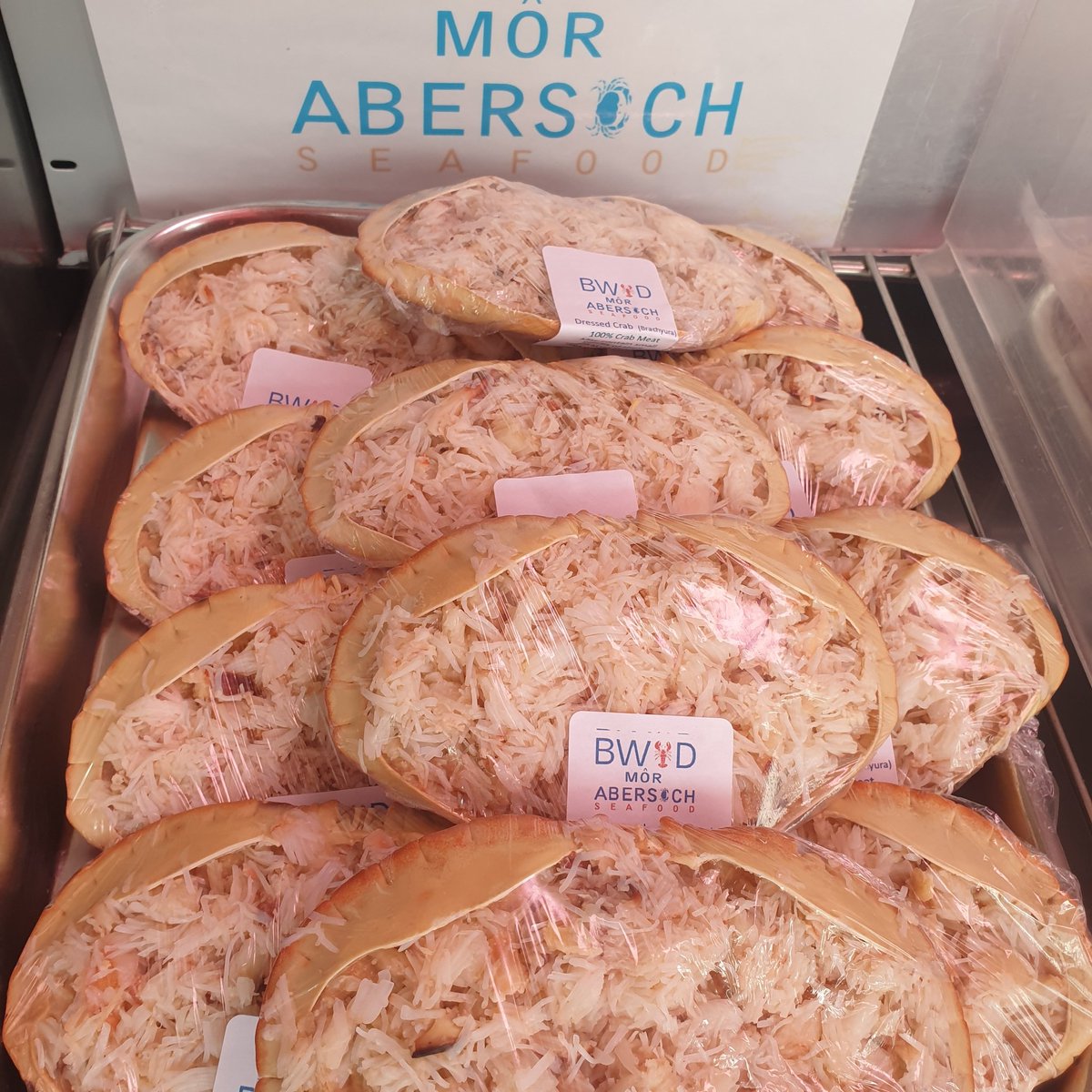 Crancod Abersoch ffres newu ddod I mewn......🦀🦀🦀

Abersoch Crab just come in fresh this morning......🦀🦀🦀