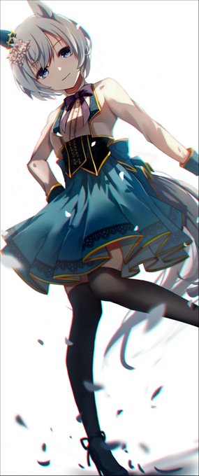 #フォロワー10万人以下の絵師が力作を投稿してたくさんのフォローを貰うタグ  

セイウンスカイ新衣装スカートver
#ウマ娘 