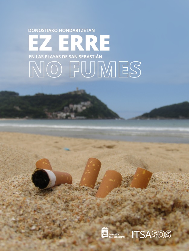 SocialistasDono's tweet photo. Hoy es día de playa 🏖️ Recuerda, por tu salud y la de la propia playa está recomendado NO fumar. Así evitamos que las colillas acaben ensuciando la playa y el mar
#ItsaSOS @DSS_Ingurumena https://t.co/LqXJ2en24F