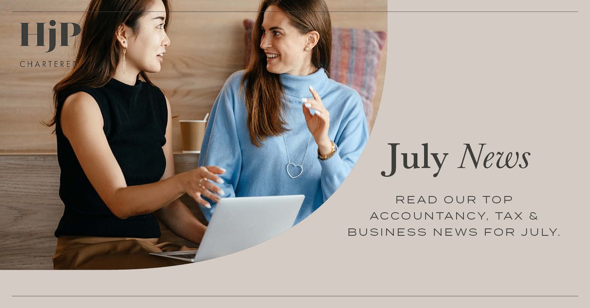 HJPAccounts's tweet photo. Our July News is here! We bring you July's top accountancy, tax, and business news, that we think you'd like to read. 🙏

To read our July news, visit our website: 
👉 https://t.co/5u36mJWDmx

#hjpchartered #accountants #julynews #news #july https://t.co/okxsp73exB
