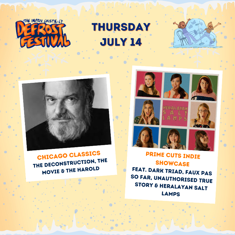 TICImprov's tweet photo. Defrost Festival is this weekend – join us for a laugh! - https://t.co/QNKKSfvGQQ https://t.co/cz99TCd8sA