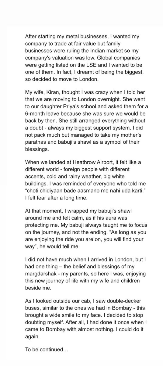 Most of you know me as the first Indian to get his company listed on the London stock exchange in 20...