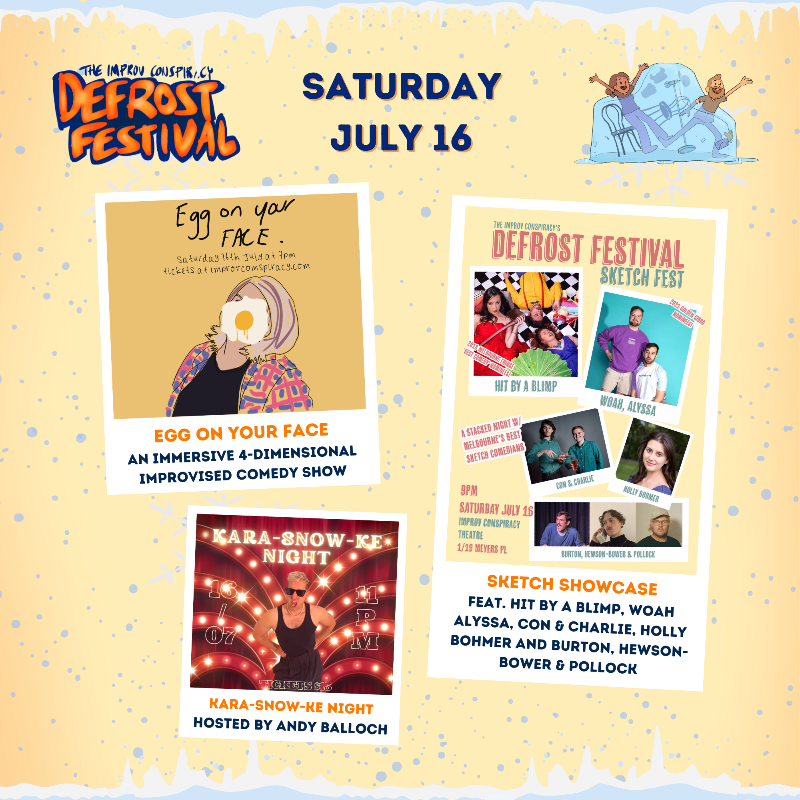 TICImprov's tweet photo. Defrost Festival is this weekend – join us for a laugh! - https://t.co/QNKKSfvGQQ https://t.co/cz99TCd8sA