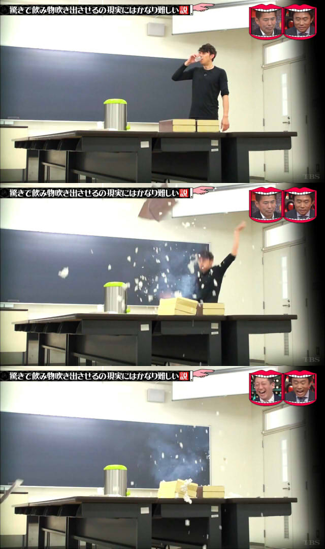 syuki_eb's tweet photo. 3年くらい前にTVで放送された「弁当箱から爆弾音が鳴るドッキリ」で、ターゲットのハリー杉山さん(イギリス育ち)が爆発音に瞬時に反応して床に伏せていて、それを見たスタジオのゲスト達が大笑いしてたんだけど、今考えるとあれは本当に正しい行動だったんだなって思った。 https://t.co/v5w4LJI2AG