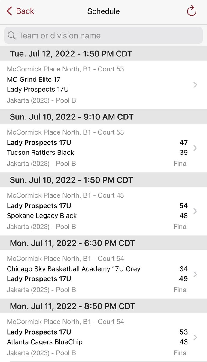17U are 4-0 heading into tomorrow’s final pool game. #GetBetterEveryDay #TheLPSisterhood🔴🔵