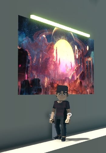 katerachel81's tweet photo. @TheSandboxGame @MOCDA_ I just participated in the #TheSandbox weekly contest for a chance to win 200 mSAND! Here is my favorite piece from the ‘Impossible Worlds’ exhibition, check out my screenshot below!
👇 https://t.co/CKhaODjTYc