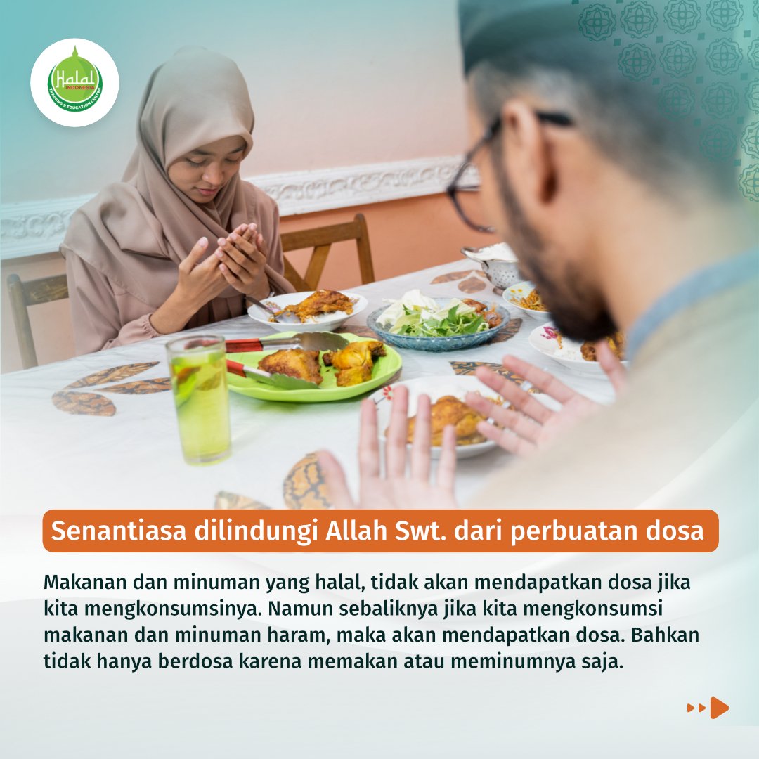 infoihatec's tweet photo. Memakan makanan yang halal tentu saja sangat diwajibkan oleh agama kita. 
Pasalnya makanan makanan halal dapat menyehatkan tubuh kita dan dapat menuntun kita ke surga. 

#insanhalal #ihatec #infoihatec #tipshalal #halalitupenting https://t.co/QAwtWf9kNZ