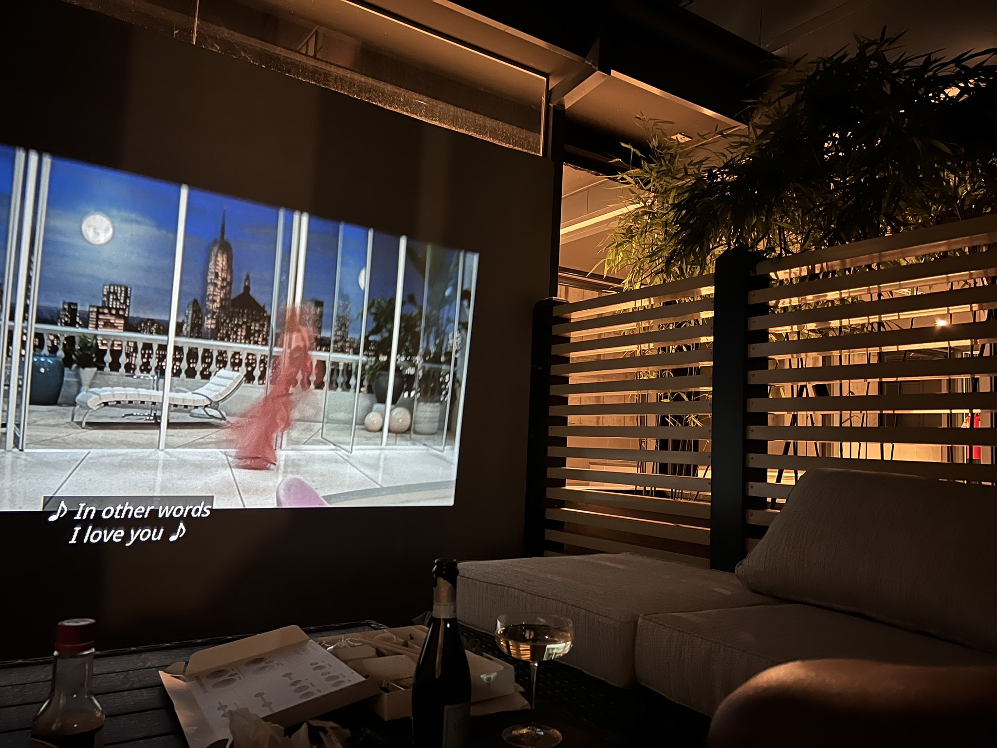 clarke on Twitter "Sugarfish takeout, chilled prosecco, Down with Love