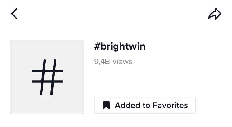 youcallmelips's tweet image. 10 Billion REAL SOON!!! 🎉 
invite all brightwins to search #brightwin on tiktok and watch/view all the vids with this hashtag, we can do it! 🔥🔥🔥

#ไบร์ทวิน #bbrightvc #winmetawin