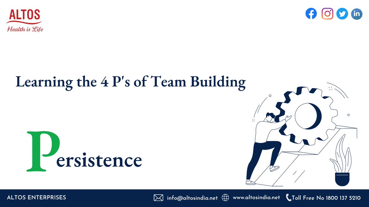 The second P of Team Building Persistence 

Persistence is one of the best qualites of a winner, in order to achieve success one must never stop & must go forwards always. Passion & Persistence compliment each other's position when it comes team building. #staytunednow