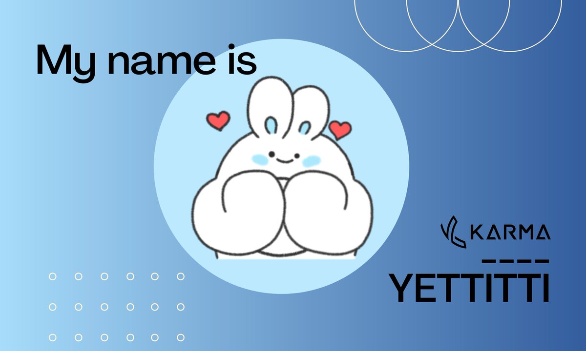 [KARMA]'s New Emoji 'YETTITTI's is available NOW!
Balkari's Blockchain Secure Messaging APP 'KARMA' released YETTITTI Emoji!
🥳YETTITTI is FREE in KARMA!🥳

Please check the details here!
Xangle:
xangle.io/project/BKR/bl…
Official Blog:
blog.naver.com/balkari_compan…