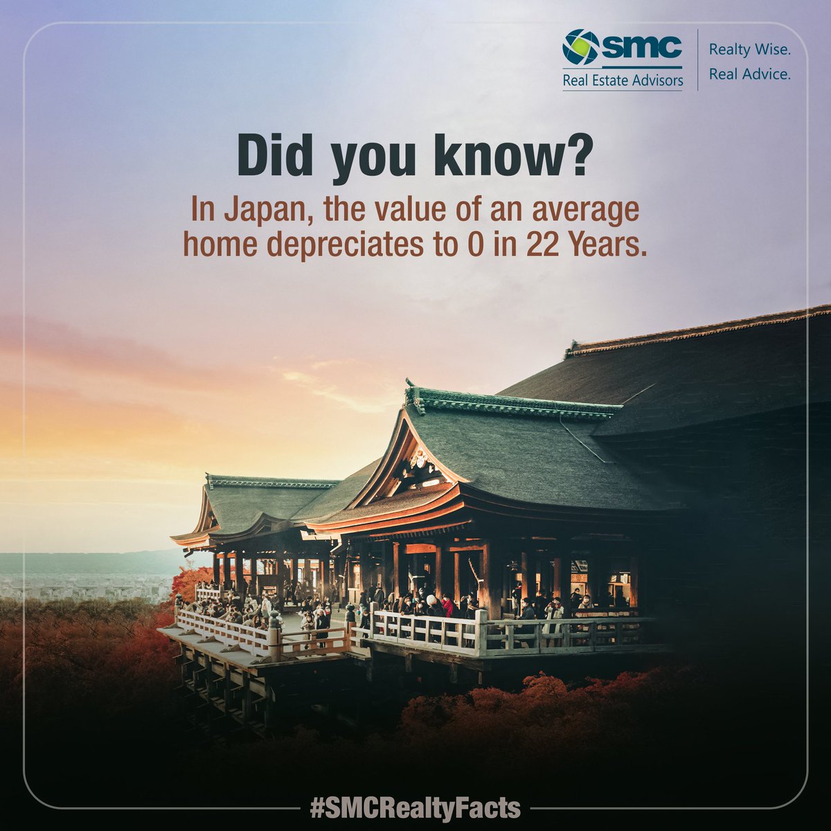 SMCRealtyIndia's tweet photo. How much has your home appreciated over time? Tell us in the comments section below⬇️
.
.
#SMCRealty #RealEstateIndia #RealtyIndia #RealEstateFactsIndia #RealtyFactsIndia #Facts2022 #FunFacts2022 #PropertiesOnRent #HomesIndia #InvestmentIndia #RealEstateDelhiNCR #RealEstatePune https://t.co/PMG1LLajvV