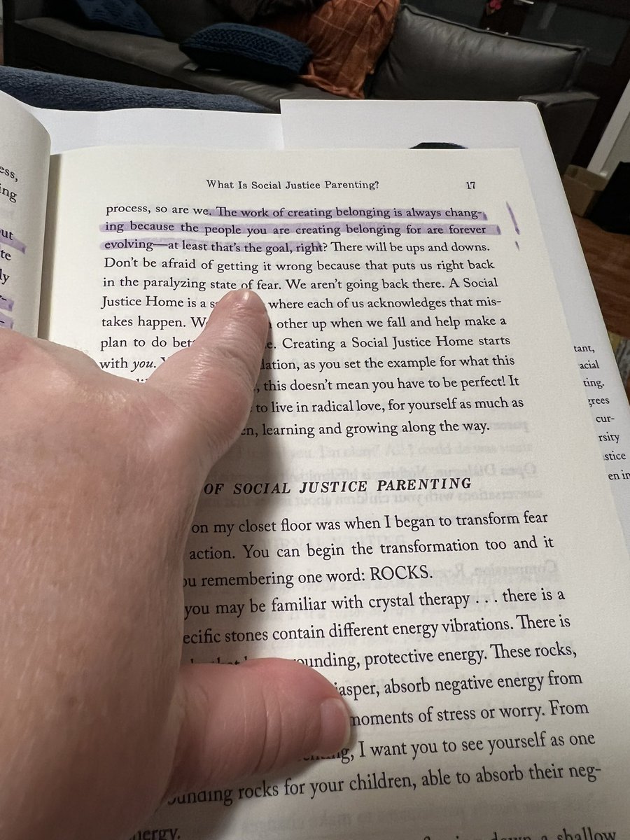 ymjen's tweet photo. Such wise words from Dr. traci Baxley. #socialjusticeparenting @Harper_Wave https://t.co/Xx7F3urljO