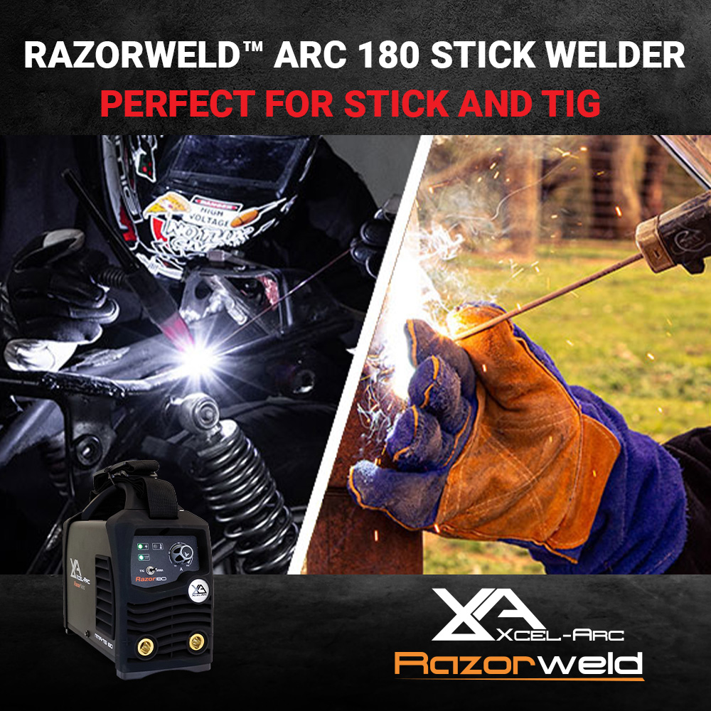 xcelarcnz's tweet image. Are you just looking for a small, portable, but capable machine? 👨‍🏭
The RAZORWELD ARC 180 is the one you want. ⚡️
⬇️⬇️
xcelarc.nz/product/razor-…
#xcelarc #mma #mmawelding #stickwelding #stickweld #stickwelder #weldaddicts #welder #weldersofinstagram #welding #weldernation #weld