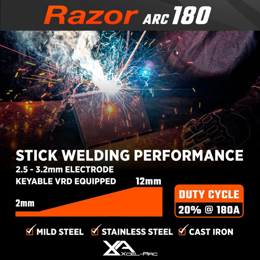 xcelarcnz's tweet image. Are you just looking for a small, portable, but capable machine? 👨‍🏭
The RAZORWELD ARC 180 is the one you want. ⚡️
⬇️⬇️
xcelarc.nz/product/razor-…
#xcelarc #mma #mmawelding #stickwelding #stickweld #stickwelder #weldaddicts #welder #weldersofinstagram #welding #weldernation #weld