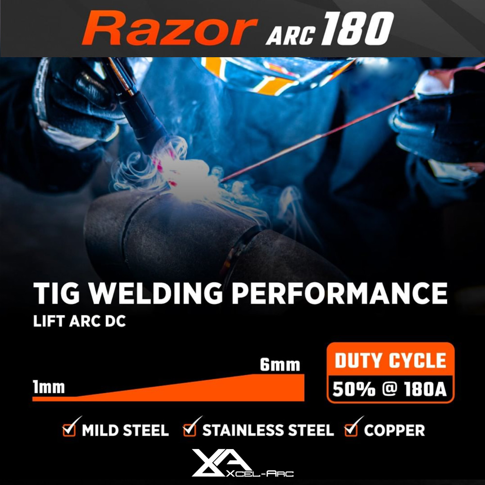 xcelarcnz's tweet image. Are you just looking for a small, portable, but capable machine? 👨‍🏭
The RAZORWELD ARC 180 is the one you want. ⚡️
⬇️⬇️
xcelarc.nz/product/razor-…
#xcelarc #mma #mmawelding #stickwelding #stickweld #stickwelder #weldaddicts #welder #weldersofinstagram #welding #weldernation #weld