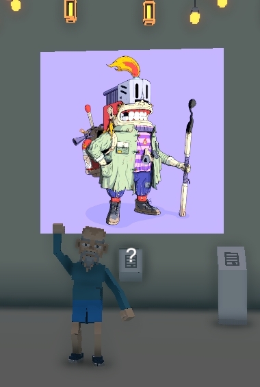 coxethnic's tweet photo. @TheSandboxGame @MOCDA_ I just participated in the #TheSandbox weekly contest for a chance to win 200 mSAND! Here is my favorite piece from the ‘Impossible Worlds’ exhibition, check out my screenshot below!
👇 https://t.co/l06nSWKOfj