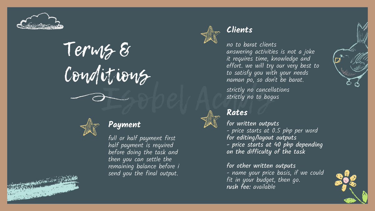 hi #commstwt!! isobel here, and I'm here to help you with your tasks. 

see: #isobelproofs 🫶🏻 
dm for inquiries!! thank you <33