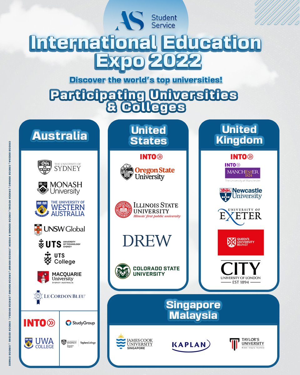 Info_AS_Student's tweet photo. Solo Jogja! Jangan lewatkan event expo universitas luar negeri di tanggal 16-17 Juli ini! Buruan daftar untuk ikuti seminar gratisnya yaa https://t.co/uL4eGNCl99 #kuliahluarnegeri #studyabroad https://t.co/UJApfw0BC8