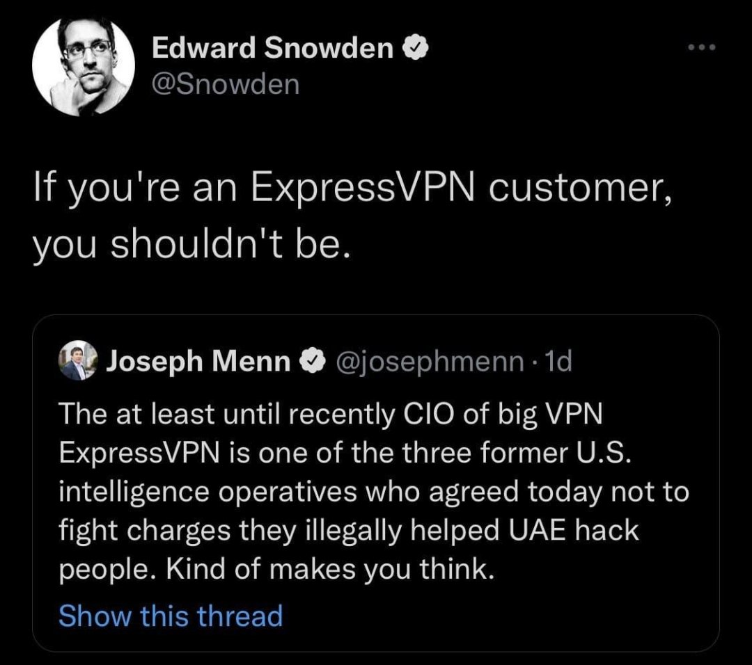 PakSentinal's tweet photo. 1/ کوئی بھی مرکزی VPN اشتہار دے سکتا ہے کہ ان کے پاس 'نو لاگز' پالیسی ہے۔ یہ اسے سچ نہیں بناتا۔

بار بار، یہ پتہ چلتا ہے کہ آپ کا ڈیٹا ان کمپنیوں کے ذریعہ دنیا بھر کی حکومتوں کو فروخت اور منتقل کیا جاتا ہے۔

یہ #VPN سے دور جانے اور #dVPN استعمال کرنے کا وقت ہے https://t.co/csM8YbZUbm