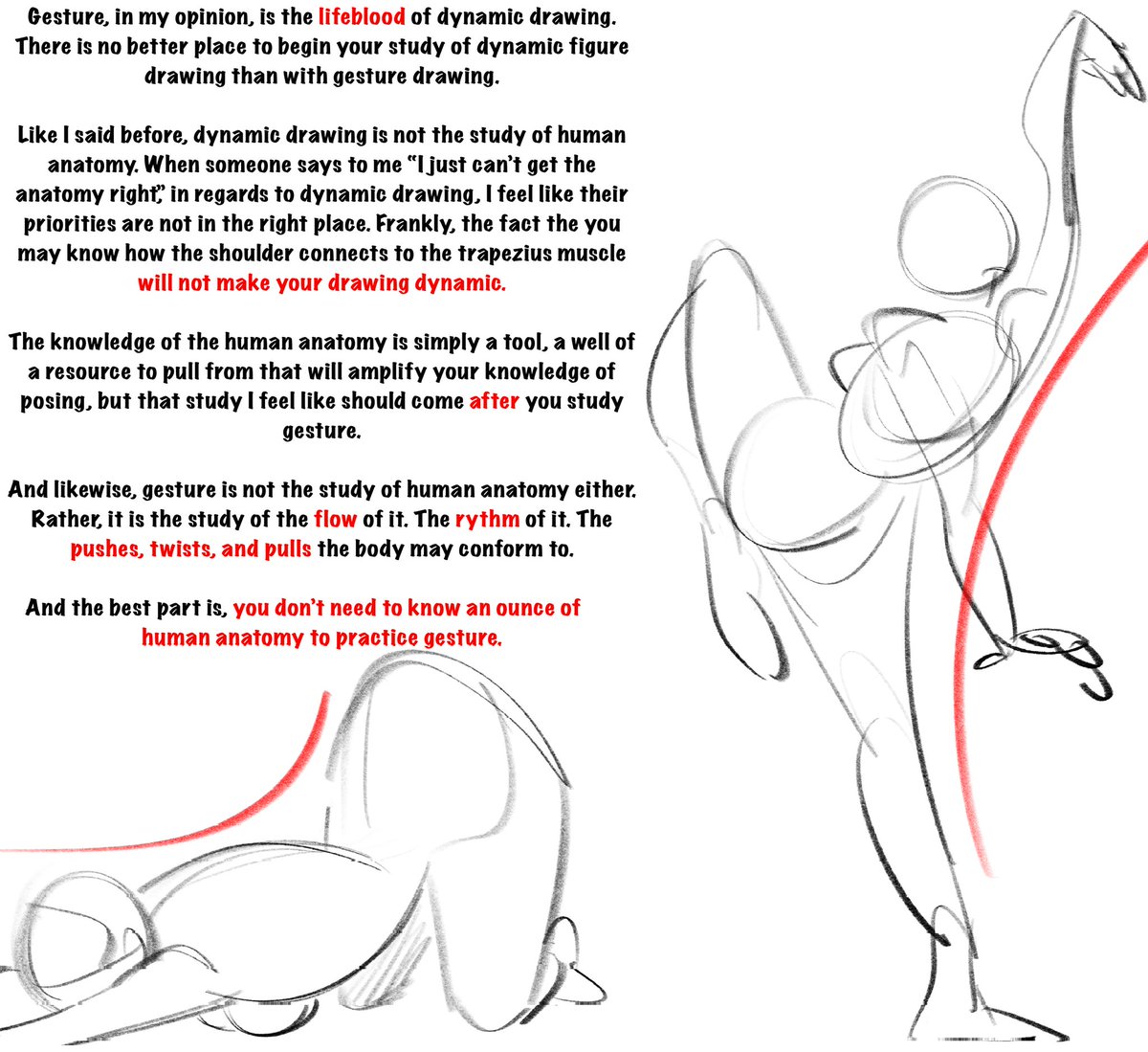 UDekure's tweet photo. A few words on dynamic figure drawing. Part 1!😊 A series of tutorials I'll be doing for my Patrons first, and eventually released on twitter.

This is really just an intro to it.

(Repost) something was up with the first image, very weird. Lol. https://t.co/1Wc52eWYkT