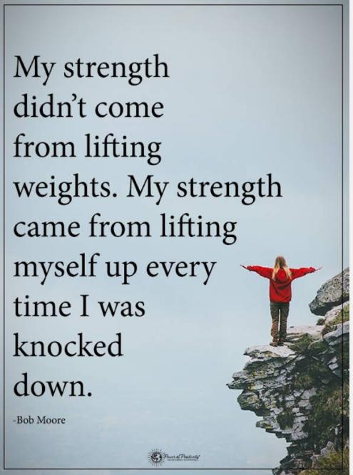 Inner strength is what gets us out of the dark spaces.There are many struggles that come across our path. Support is often the key to being successful.Offer support in any way you can. We don't know what's happening below the surface of your friend or family. A smile is the start