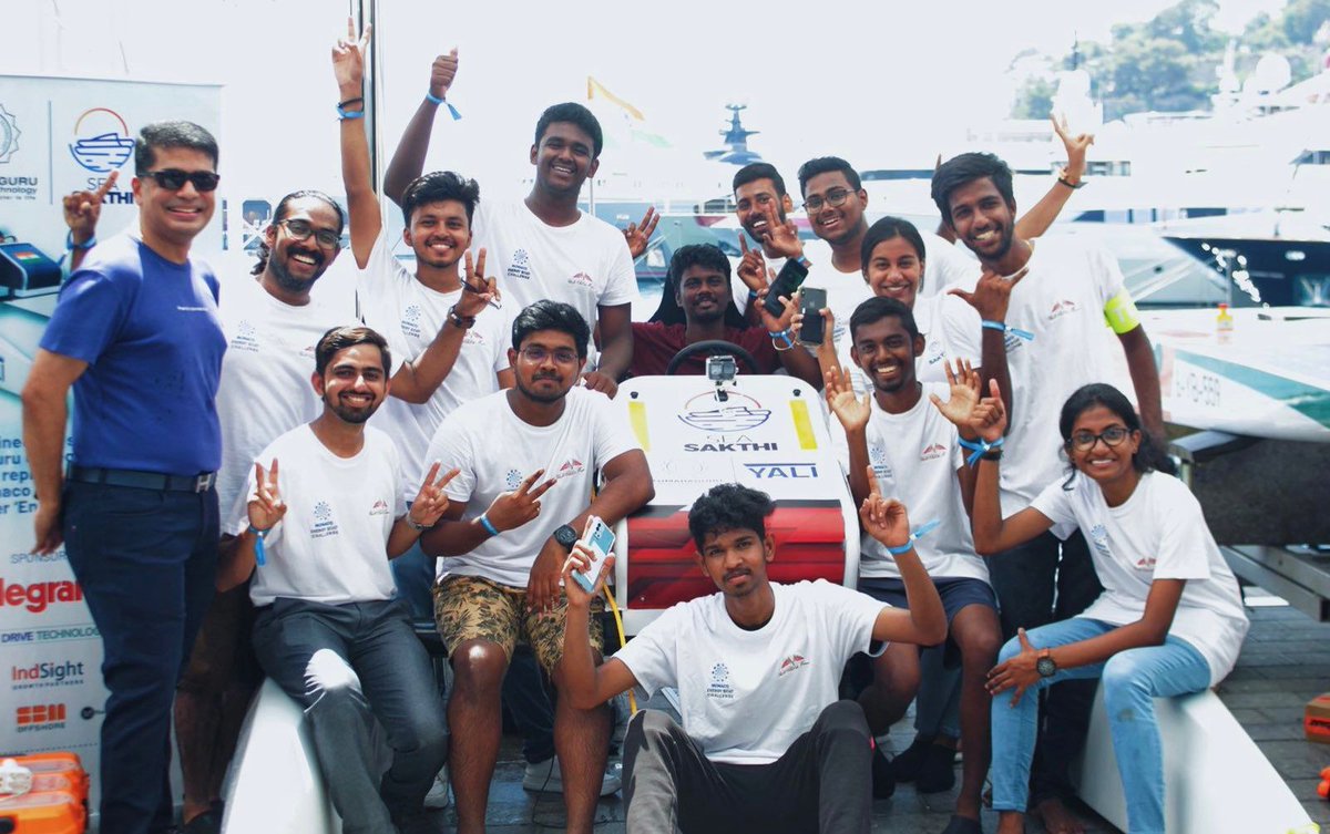 IFCCI1's tweet image. #IFCCI congratulates @TeamSeaSakthi for their brilliant performance in the Monaco Energy #boat #challenge where they came in 6th place among 16 international teams.
Supported by @sumeetanand22, H.E. Mr @JawedAshraf5, Ambassador of India to France &amp;amp; Monaco &amp;amp; our member companies