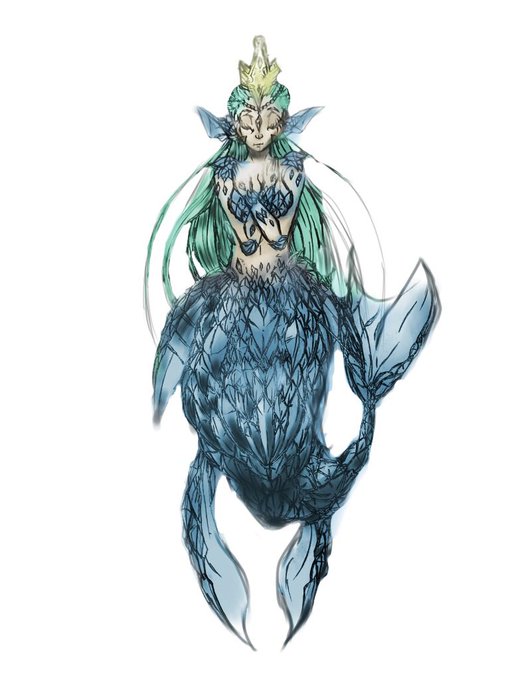 人魚のtwitterイラスト検索結果