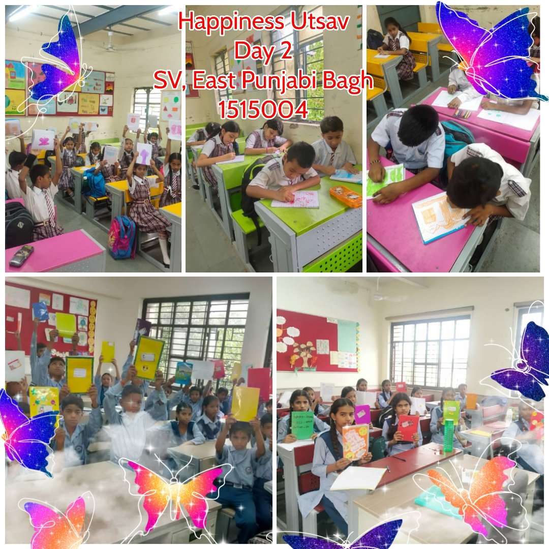 RITASHARMA26's tweet photo. Day 2 of Happiness UTSAV
Mindful listening, mindful scribbling, mindful seeing are the activities performed today . 
@Dir_Education 
@Dr_Geeta_Mishra 
@SadhanaAgrawalP https://t.co/Qrk6n3Ttwf