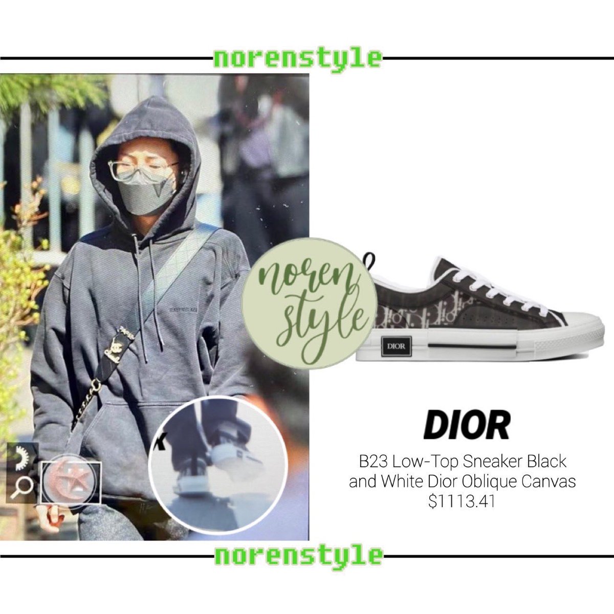 norenstyle's tweet photo. Dior B23 Low Top Sneaker in White / Coffee / Black and White Dior Oblique Canvas https://t.co/nAGzpcnV7U