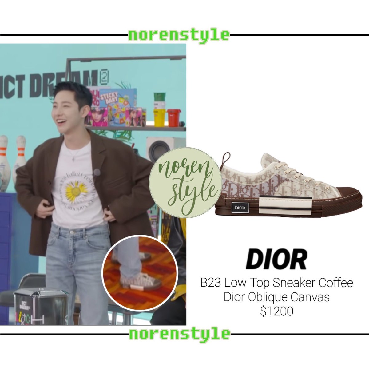 norenstyle's tweet photo. Dior B23 Low Top Sneaker in White / Coffee / Black and White Dior Oblique Canvas https://t.co/nAGzpcnV7U