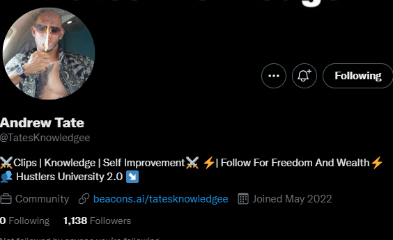 F1reNft's tweet photo. @TatesKnowledgee realest mf out there on gizzy, yall purch this guys course bro is unbelievabky wise w it taught me how to rizz up girls and shit https://t.co/4D02Efn7Vp