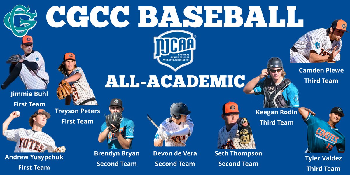 Congratulations to the following Yotes for their work in the classroom this past year.