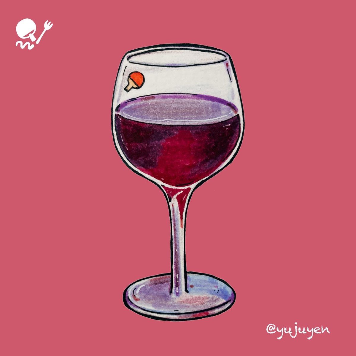 YuJuYen1's tweet photo. 🏓️✖️🥩🦐🍷

#桌球 #卓��� #乒乓 #탁구 #TableTennis #food 
#draw #painting https://t.co/aXtgHpH3Fy