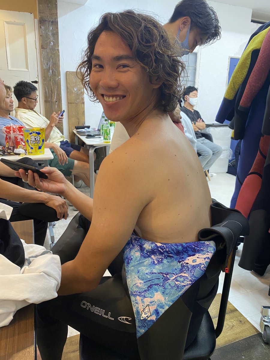 オニール撮影中