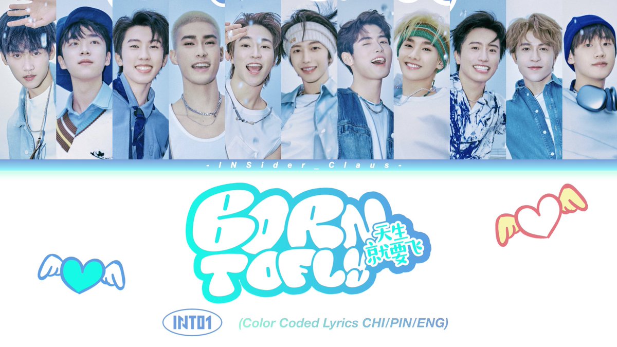 SantaUno's tweet photo. INTO1 - 天生就要飞 (Born to Fly) (Color Coded Lyrics CHI/PIN/ENG) https://t.co/Xkd9nDmY8q 

#INTO1 #borntofly #INTO1Santa #赞多 https://t.co/eMxDT7iyyP