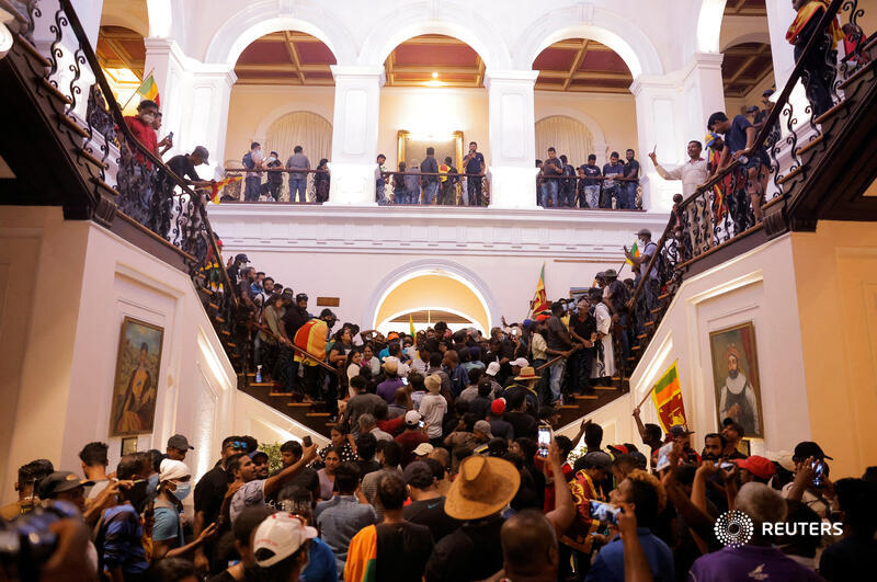 A plan emerged to combine online agitation, meetings with political parties, labour unions and student groups and door-to-door campaigning to get people back on the streets for a final push.

On July 9, it all came together.

First, protesters stormed the president's house.