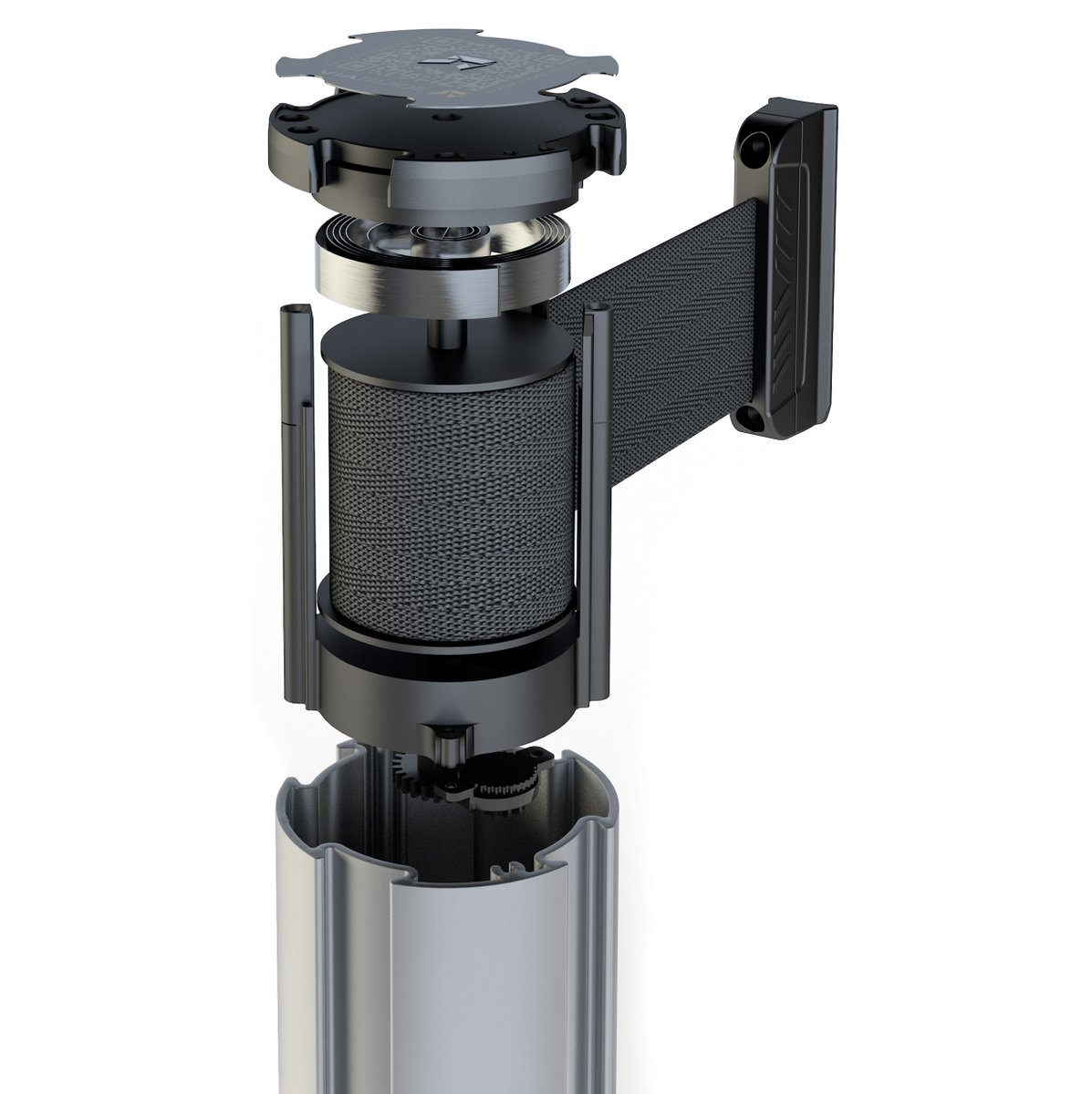 The Beltrac belt mechanism is a sophisticated piece of engineering that guarantees a long service life.
viaguide.com/en/products/be…

#viaguide #publicguidance #crowdcontrol #madeingermany #arnsberg #sauerland #beltrac #beltbarrier #beltpost #stanchion #quality #detail